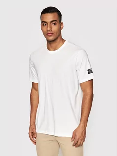 Koszulki męskie - Ecoalf T-Shirt Vent GATSVENTA8034MS22 Biały Regular Fit - grafika 1