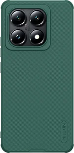 Etui na telefon komórkowy Xiaomi 14T Pro, Nillkin Frosted Shield Pro, ciemnozielone - Etui i futerały do telefonów - miniaturka - grafika 1