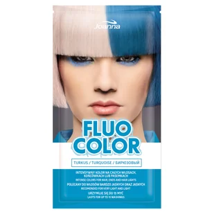 Joanna Fluo Color Szamponetka Turkus LETNIA WYPRZEDAŻ DO 80% - Farby do włosów i szampony koloryzujące - miniaturka - grafika 2