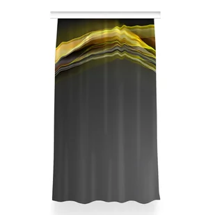 Zasłona z grafiką kolory Abstrakcja żółta 150x260, Fabricsy - Zasłony - miniaturka - grafika 1