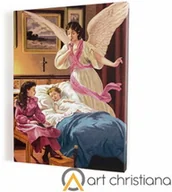 Ikony i obrazy sakralne - Anioł Stróż obraz religijny na płótnie - miniaturka - grafika 1