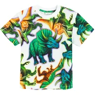 Koszulki dla chłopców - Cool Club, T-shirt chłopięcy, biały - miniaturka - grafika 1