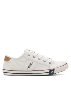 Mustang Trampki 1099-310 Biały - Trampki damskie - miniaturka - grafika 1