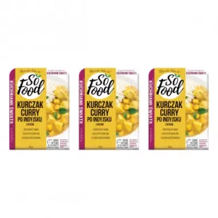 So Food Kurczak curry po indysjku z ryżem zestaw 3 x 330 g - Szybkie dania obiadowe - miniaturka - grafika 1