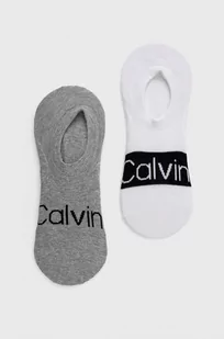 Calvin Klein Skarpetki (2-pack) męskie kolor biały - Skarpetki męskie - miniaturka - grafika 1