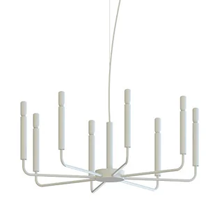 Lampa wisząca nad wyspę Orto 11461 świecznikowa metalowa szara - Lampy sufitowe - miniaturka - grafika 1
