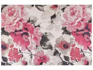 Dywany - Dywan bawełniany w kwiaty 200x300 cm różowy EJAZ - miniaturka - grafika 1