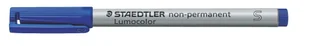 Foliopis zmywalny S niebieski Lumocolor Staedtler - Foliopisy - miniaturka - grafika 1