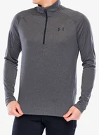 Bluzy sportowe męskie - Bluza Under Armour Tech 2.0 1/2 Zip LS - carbon/black - miniaturka - grafika 1