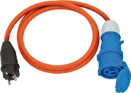 Kable komputerowe i do monitorów - Brennenstuhl 1132910025 kabel zasilające Pomarańczowy 1,5 m IEC Type E (3.4 mm, 3.1 mm) Wtyczka zasilająca typu F - miniaturka - grafika 1
