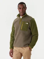 Odzież trekkingowa męska - The North Face Polar Yumiori NF0A883S Khaki Regular Fit - miniaturka - grafika 1