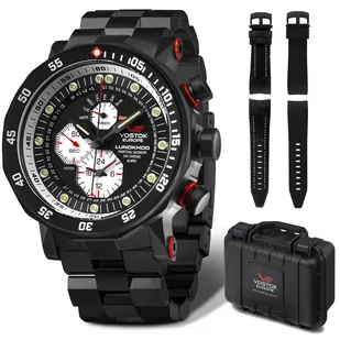 Zegarek Vostok Europe Zegarek YM86-620C635B Lunokhod-2 Multifunctional - - Zegarki męskie - miniaturka - grafika 2