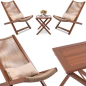 Meble ogrodowe - Zestaw mebli ogrodowych CHILL TOFFI - miniaturka - grafika 1