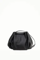 Torebki damskie - Midi worek Retro czarny groszek - miniaturka - grafika 1