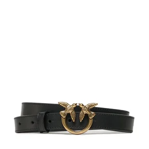 Pasek Damski Pinko Love Berry H2 Belt PE 23 PLT01 100143 A0F1 Czarny - Paski - miniaturka - grafika 1