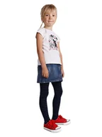 Rajstopy - Rajstopy dziewczęce z lurexem paski granatowe 92-98 YOCLUB - miniaturka - grafika 1