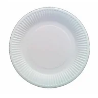 Galaretki - ﻿Jednorazowe talerze papierowe białe 18 cm Horeca Polska ( 100 sztuk ) - miniaturka - grafika 1