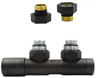 Zawór regulacyjny 50mm TWINS czarny strukturalny lewy GZ1/2 - Zawory i kraniki Zawór regulacyjny 50mm TWINS czarny strukturalny lewy GZ1/2 - Zawory i kraniki - miniaturka - grafika 1