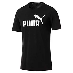 Puma Ess Logo Tee T-shirt męski szary szary (Medium Gray Heather) S 851740 - Koszulki męskie - miniaturka - grafika 1