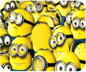 Podkładki pod mysz - PODKŁADKA POD MYSZKĘ Z NADRUKIEM MINIONKI BAJKI PREZENT -TEKST -20X24 - miniaturka - grafika 1