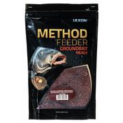 Zanęty - Zanęty Ready Jaxon Method Feeder 750g Halibut Czerwony - miniaturka - grafika 1