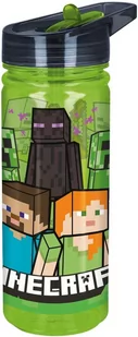 MINECRAFT BIDON BUTELKA Z USTNIKIEM  580 ml TRITAN - Zestawy naczyń dla dzieci - miniaturka - grafika 1