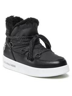 Botki damskie - U.S. Polo Assn. Buty Vegy001 VEGY001W/ANY2 Czarny 35, 36, 37, 38, 39, 40, 41 - grafika 1