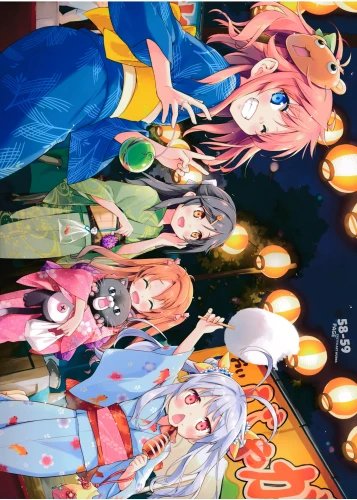 Plakat Anime Non non biyori NNB_047 A1+ (custom)