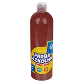 Szkolne artykuły papiernicze - Astra Farba Szkolna Plakatowa Duża 500ml Brązowa 1 Sztuka - miniaturka - grafika 1