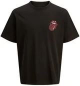 Koszulki męskie - Jack&Jones T-shirt Rolling Stones JPRBLUSTONES SS TEE 12284292 BLACK XL - miniaturka - grafika 1