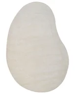 Dywany - BELIANI Dywan beżowy z wiskozy 160 x 230 cm o nieregularnym kształcie nowoczesny - miniaturka - grafika 1