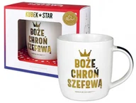 Kubki - Kubek Star 2 - Chroń szefową - kubek - miniaturka - grafika 1
