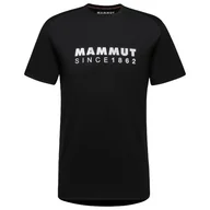 Koszulki sportowe męskie - Koszulka męska Mammut Trovat T-Shirt Men Logo Rozmiar: L / Kolor: czarny - miniaturka - grafika 1
