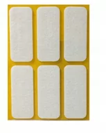 Meble modułowe i akcesoria - Podkładka filcowa samoprzylepna biała 25 x 60 6 sztuk ANDPOL - miniaturka - grafika 1