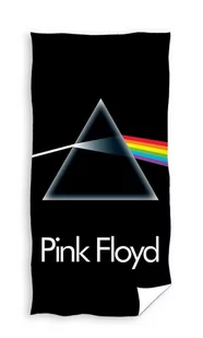Ręcznik plażowy 70x140 Pink Floyd czarny bawełniany Summer - Okrycia kąpielowe dla dzieci - miniaturka - grafika 1