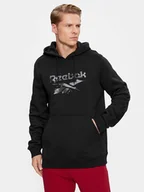 Bluzy męskie - Reebok Bluza RI Modern Camo HS7389 Czarny Regular Fit - miniaturka - grafika 1