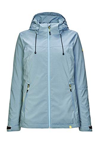 Killtec Noana damska kurtka softshellowa z odpinanym kapturem średni niebieski 48