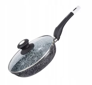 Patelnia 30cm aluminiowa z pokrywką ZL-7126 - Patelnie - miniaturka - grafika 1