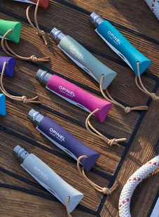 Nóż z rzemieniem Opinel Colorama N°06 - purple grey - Noże - miniaturka - grafika 3