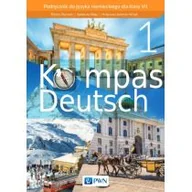 Książki do nauki języka niemieckiego - Kompass Deutsch 1 podręcznik SP 7 - miniaturka - grafika 1