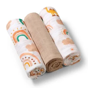 BabyOno Pieluszki Muślinowe Super Miękkie 3szt 70x70 348/08 - Pieluchy - miniaturka - grafika 1