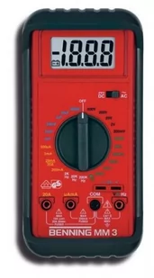 Benning MULTIMETR MM 3 UNIWERSALNY MIERNIK CYFROWY 044029 - Multimetry - miniaturka - grafika 1