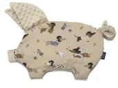 Kołdry i poduszki dla dzieci - Poduszka Do Spania Sleepy Pig Minky Pierre The Dog Sand La Millou - miniaturka - grafika 1