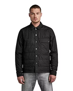 G-STAR RAW Męska kurtka pikowana Postino, Czarny (Dk Black A790-6484), L - Kurtki męskie - miniaturka - grafika 1