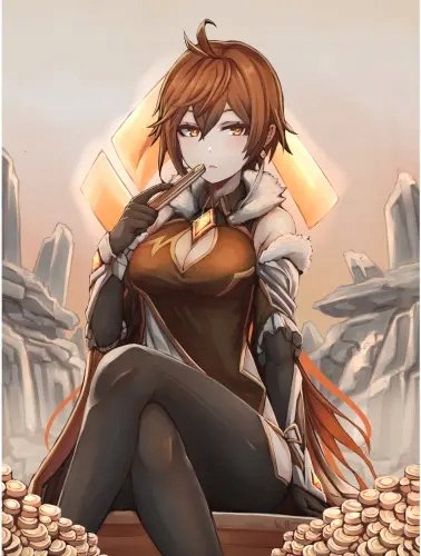 Plakat Anime Genshin Impact gim_026 A3 (custom)