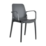 Krzesła - Scab Design Krzesło Ginevra z podłokietnikami antrac ytowe 234412 [16218567] - miniaturka - grafika 1