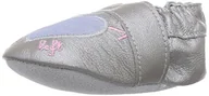 Kapcie damskie - NAME IT Ynn 215 dziewczęce kapcie płaskie, szary - Grau Silver - 19/21 EU - miniaturka - grafika 1