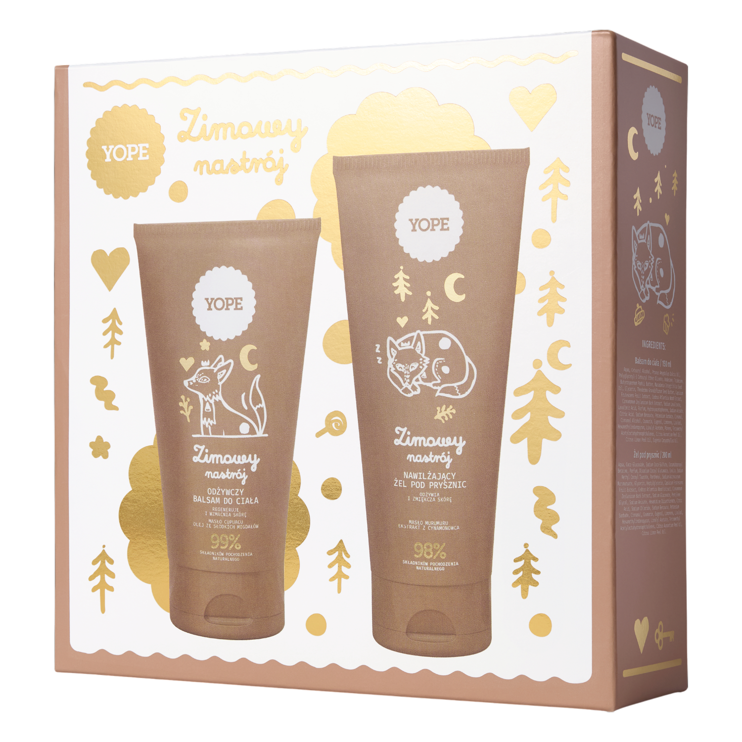 Yope Zestaw Zimowy Nastrój (żel pod prysznic + balsam do ciała)