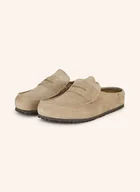 Moda i Uroda OUTLET - Birkenstock Klapki Typu Mules Naples Wrapped beige - miniaturka - grafika 1