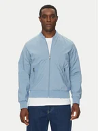 Kurtki męskie - Calvin Klein Kurtka bomber LV040FM512 Błękitny Regular Fit - miniaturka - grafika 1